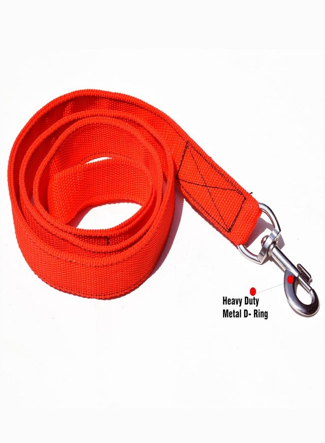 بيور سورس انديا طقم طوق رقبة وحزام ومقود من النايلون المقاوم للماء من بيور سورس إنديا للكلاب متوسطة الحجم أو الجراء الصغيرة (48 × 1 بوصة) (أحمر) - Image 5